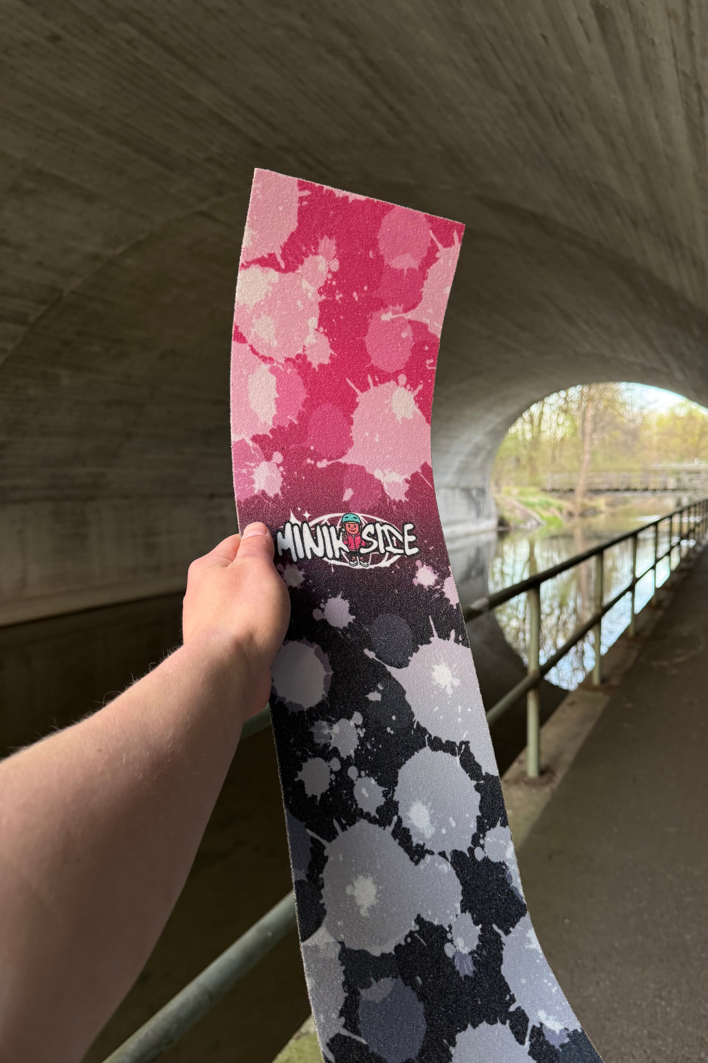 Minikside Griptape – Splits Series Pink/Black